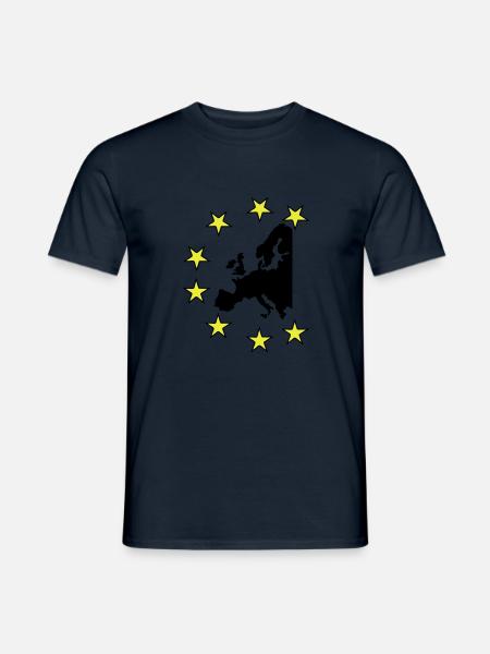 europa - Männer T-Shirt - Navy