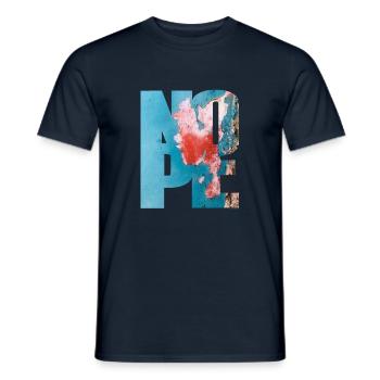 NOPE - don't be a yes sayer! - Men's T-Shirt - navy - Front - AI Model Male 178 light (178cm)