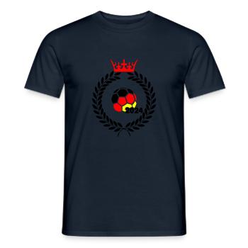 fußball deutschland 2024 - Männer T-Shirt - Navy - Vorne - AI Model Male 178 light (178cm)