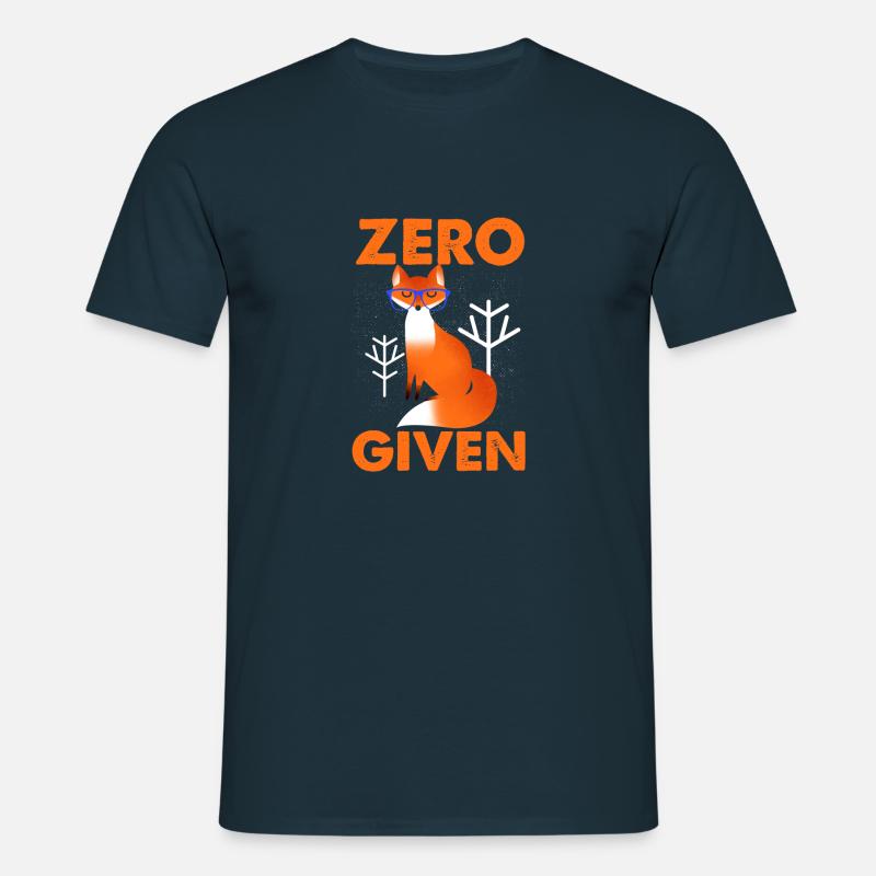 Zero Fox Given - Men's T-Shirt - navy