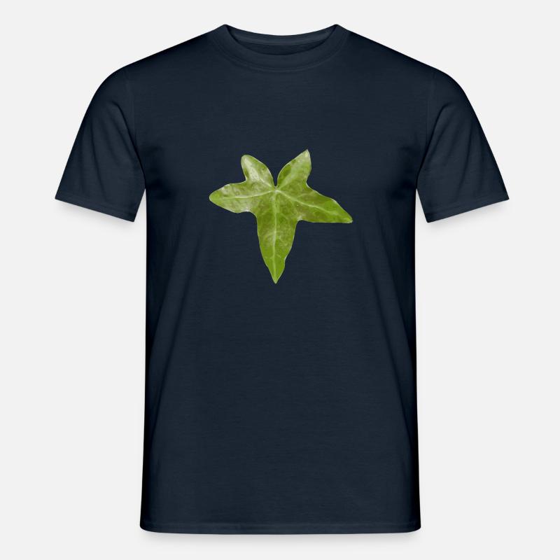 efeu blatt - Männer T-Shirt - Navy