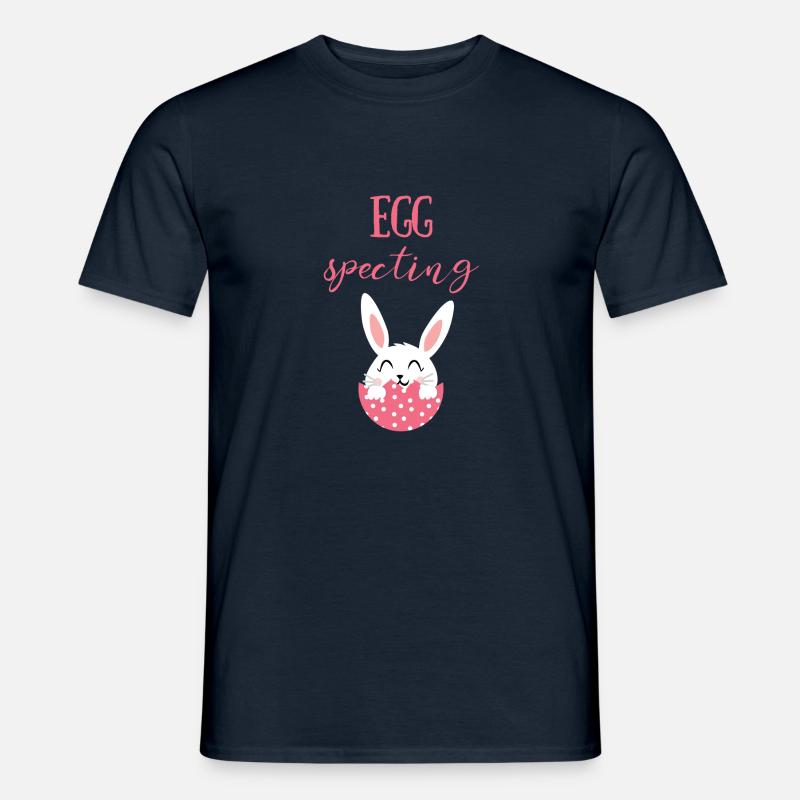 Easter - Easter Bunny - Easter Egg - Sweet - Comic - Men’s T-shirt - navy