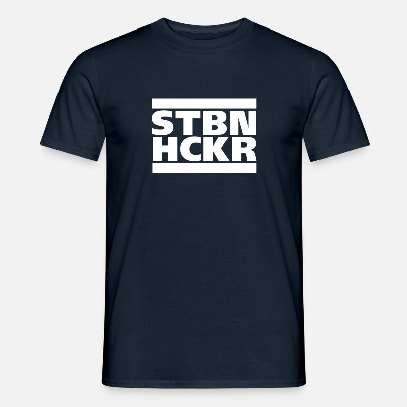 Stubenhocker - Männer T-Shirt - Navy