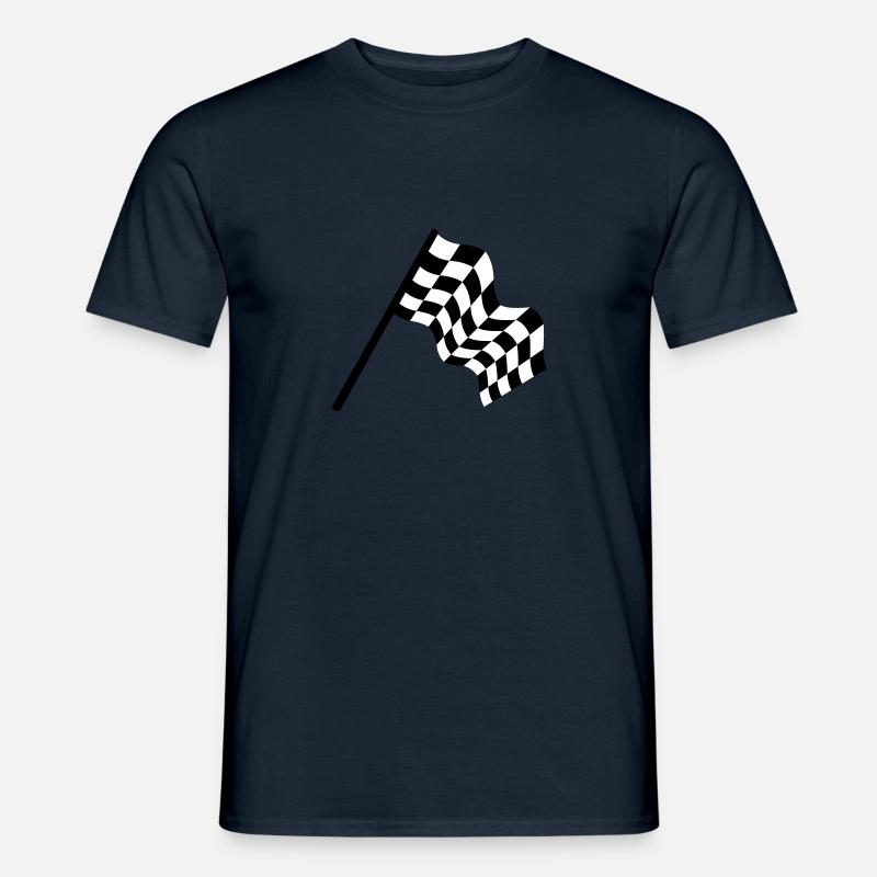 auto racing - Men’s T-shirt - navy