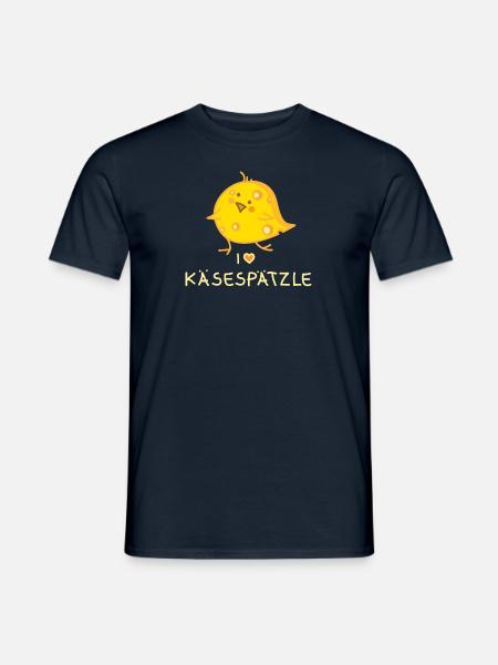 Ich liebe Spätzle - Männer T-Shirt - Navy