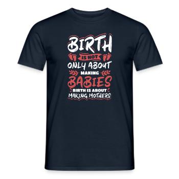 What could be more beautiful than bringing - Männer T-Shirt - Navy - Vorne - AI Model Male 178 light (178cm)