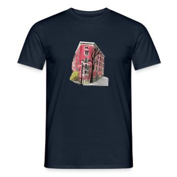 One day in NYC - T-shirt homme - marine - Devant - AI Model Male 178 light (178cm)