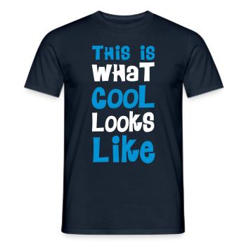 Cool - Men's T-Shirt - navy - Front - AI Model Male 178 light (178cm)