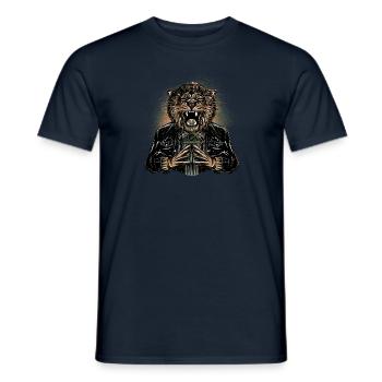 lion claws - Männer T-Shirt - Navy - Vorne - AI Model Male 178 light (178cm)