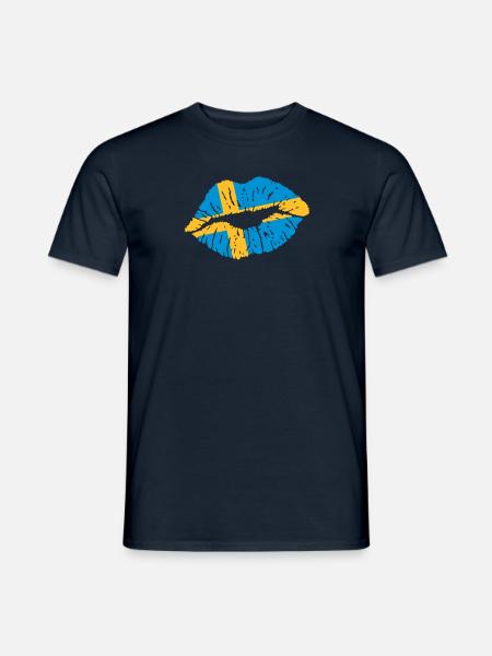 Pout (Suède, Danemark, Finlande) - T-shirt homme - marine