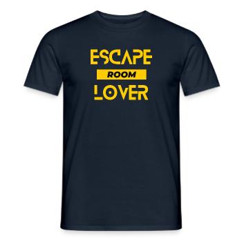 Escape Room Lover - Männer T-Shirt - Navy - Vorne - AI Model Male 178 light (178cm)