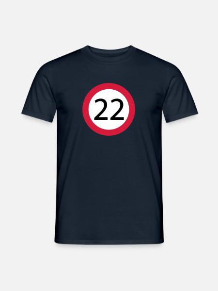 22 - Männer T-Shirt - Navy