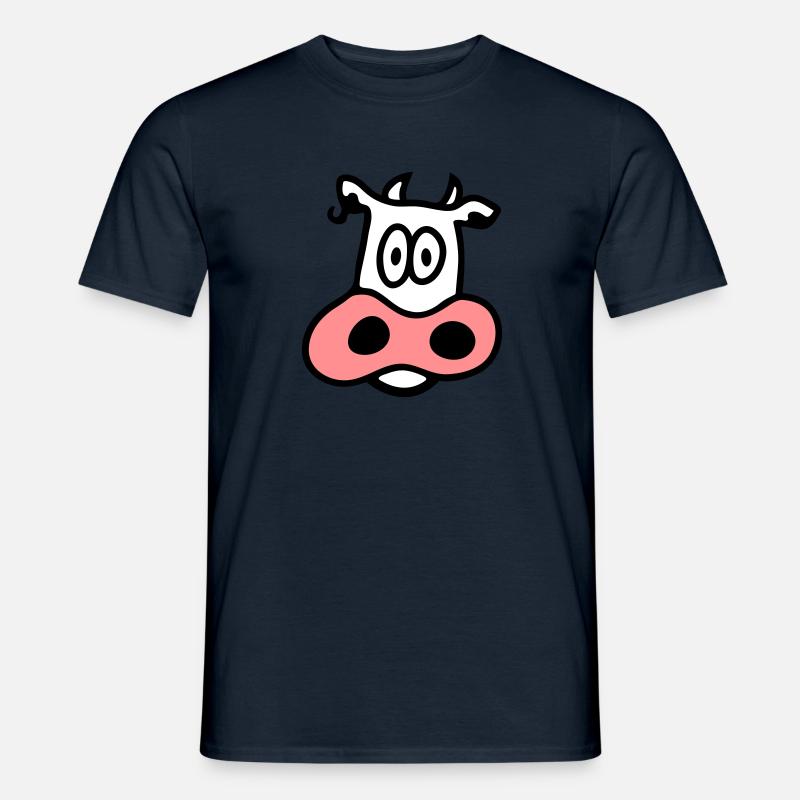 Kuh 3 - Männer T-Shirt - Navy