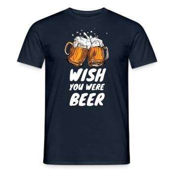 2 Bier-cooler JGA Spruch - Männer T-Shirt - Navy - Vorne - AI Model Male 178 light (178cm)