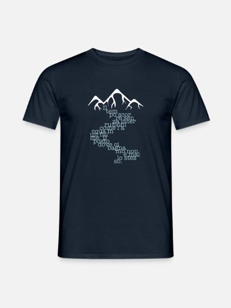 Dance Dance Dance quote [ENG] - Murakami - Men's T-Shirt - navy