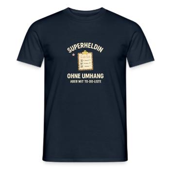 AB4F3B41 8819 472F 9AEF EC5431486E5D - Men's T-Shirt - navy - Front - AI Model Male 178 light (178cm)