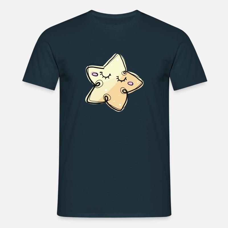 STERNCHEN - Männer T-Shirt - Navy