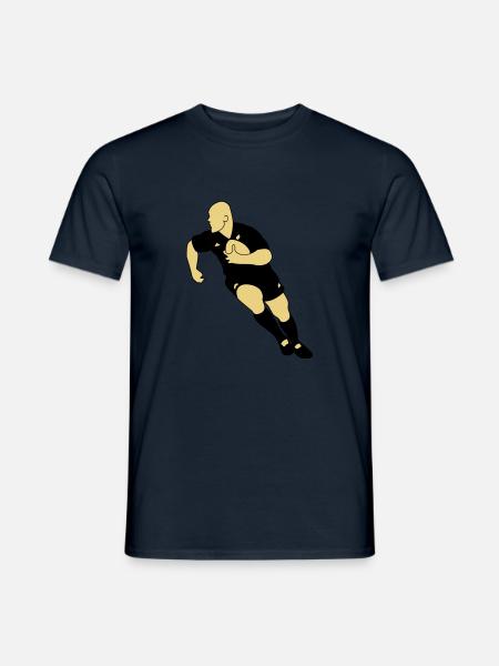 rugby - T-shirt homme - marine