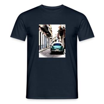 Rêve de La Havane - 2 - T-shirt homme - marine - Devant - AI Model Male 178 light (178cm)
