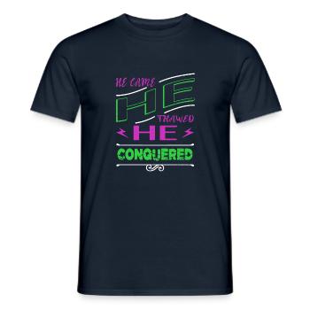 génial mignon idée de cadeau maladroit dictons drôles - T-shirt homme - marine - Devant - AI Model Male 178 light (178cm)