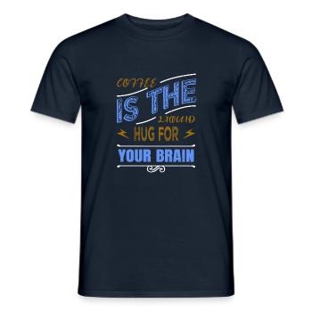 gift tired addicted statement quote funny quote - Männer T-Shirt - Navy - Vorne - AI Model Male 178 light (178cm)