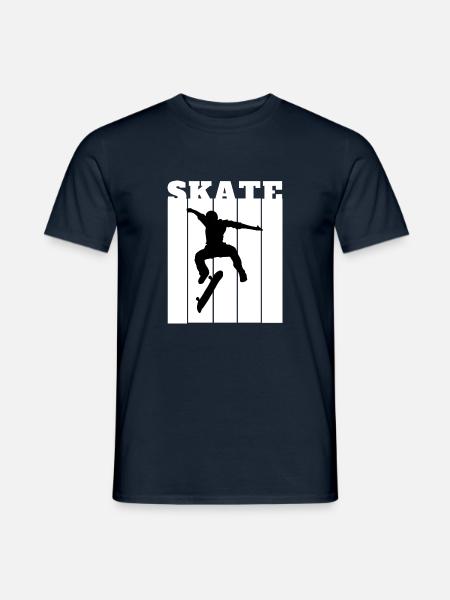 Skateboard Skaten Skateboarding Skater Skate-Fan - Männer T-Shirt - Navy