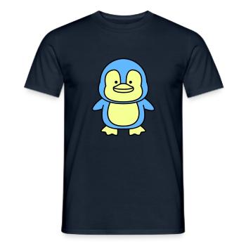 Penguin Comic - Men's T-Shirt - navy - Front - AI Model Male 178 light (178cm)
