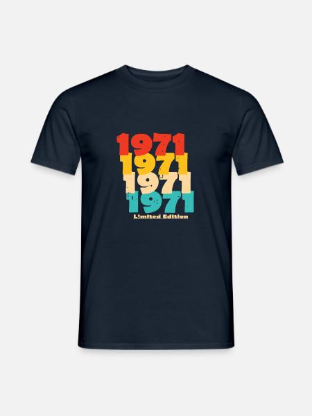 1971: Limited Edition - 53rd Anniversary - Men's T-Shirt - navy