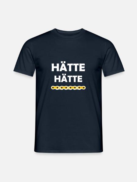 Haette Haette Fahrradkette - Männer T-Shirt - Navy