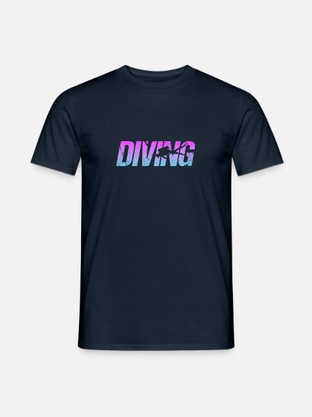 Tauchen - Männer T-Shirt - Navy