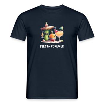 Fiesta für immer - Männer T-Shirt - Navy - Vorne - AI Model Male 178 light (178cm)