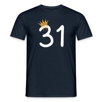 31 - T-shirt homme - marine - Devant - AI Model Male 178 light (178cm)