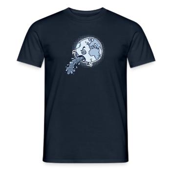 Too much money - Men's T-Shirt - navy - Front - AI Model Male 178 light (178cm)