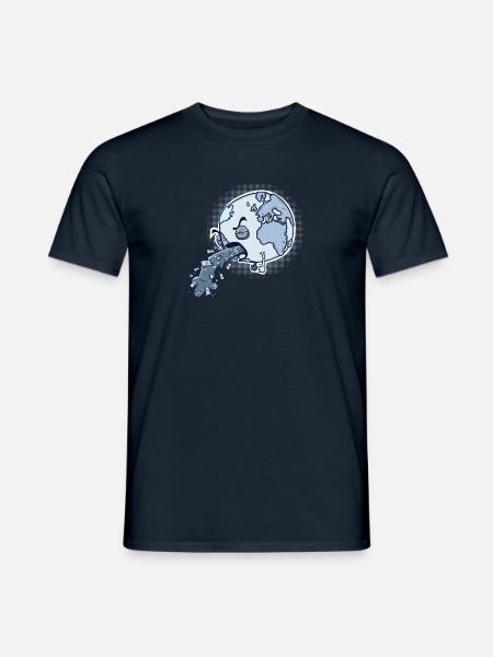 Terre malade - T-shirt homme - marine