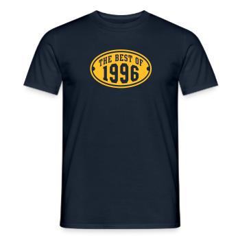THE BEST OF 1996 - Birthday Geburtstag Design - Männer T-Shirt - Navy - Vorne - AI Model Male 178 light (178cm)