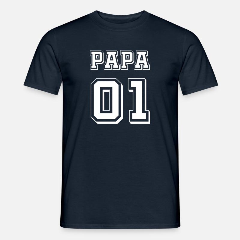 AHS 01 Nummer 1 - Männer T-Shirt - Navy