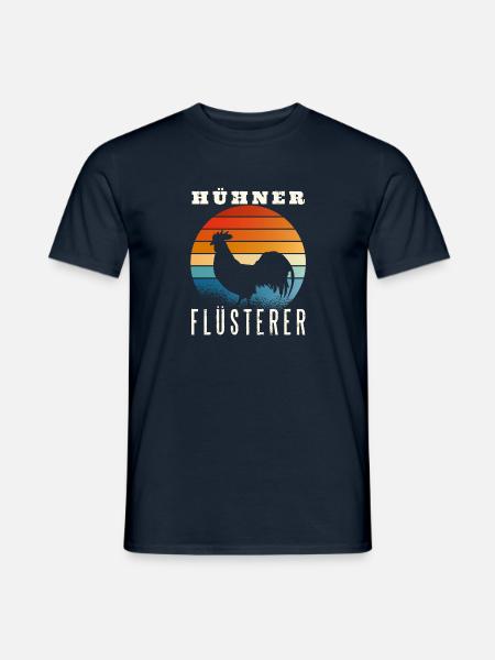 Hühner und Hennen - Männer T-Shirt - Navy