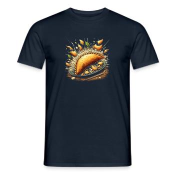 Empanadas - Cadeau parfait pour les gourmets - T-shirt homme - marine - Devant - AI Model Male 178 light (178cm)