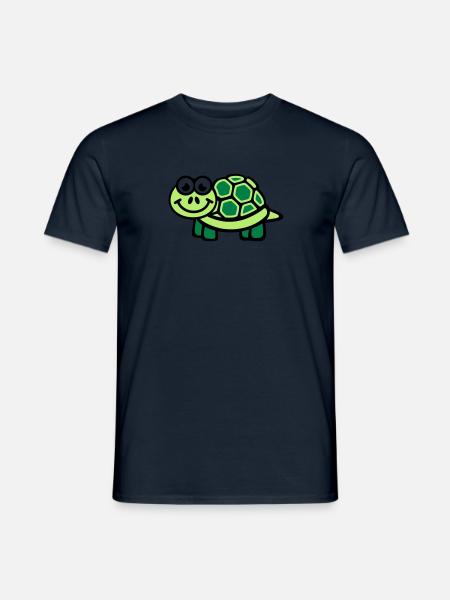 Turtle - Men's T-Shirt - navy