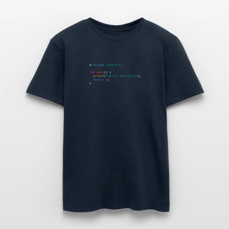 Programmiercode Insider Spruch Hello World Männer T-Shirt
