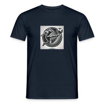 Foot2 - T-shirt homme - marine - Devant - AI Model Male 178 light (178cm)