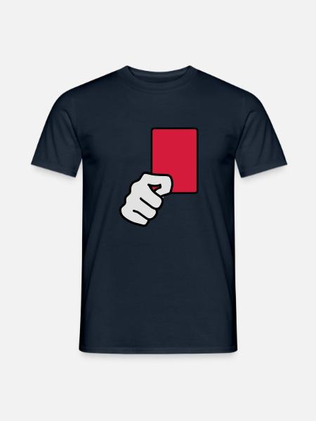rote_karte__f3 - Men's T-Shirt - navy