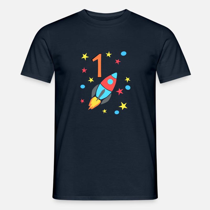 Geburtstagsrakete 1 - Männer T-Shirt - Navy