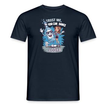Trust me you can dance. - Vodka - Männer T-Shirt - Navy - Vorne - AI Model Male 178 light (178cm)