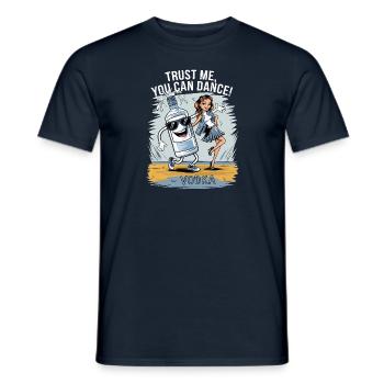 Trust me you can dance. - Vodka - Männer T-Shirt - Navy - Vorne - AI Model Male 178 light (178cm)
