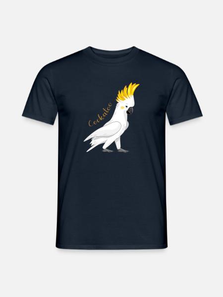 cacatoès - T-shirt homme - marine