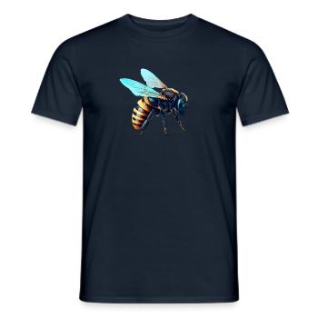 Bee - Men's T-Shirt - navy - Front - AI Model Male 178 light (178cm)