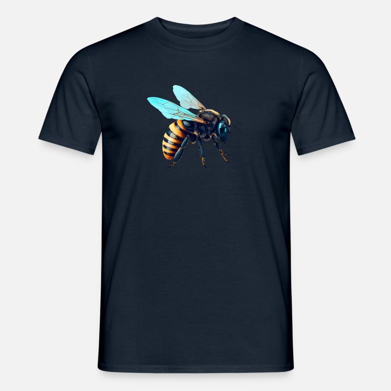 Biene - Männer T-Shirt - Navy
