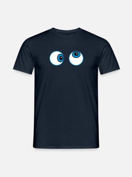 Eyes (d) - Men's T-Shirt - navy