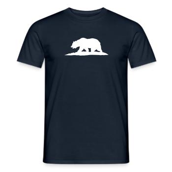 California - Männer T-Shirt - Navy - Vorne - AI Model Male 178 light (178cm)